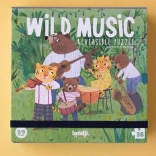 Londji zsebpuzzle Erdei zenekar 36 darabos