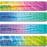 Maped Twist'n Flex szivárványos vonalzó 15 cm
