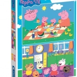 Peppa malac kirakó 2×60 darabos Clementoni