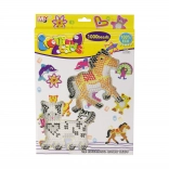 Rávasalható gyöngyök – 1000 darabos készlet sablonokkal