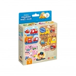 Járműves puzzle kicsiknek és nagyoknak – játék és kirakó egyben