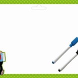 Kétoldalú törölhető rajztábla Krték rajzfilmfigurával A4