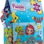 Sellő puzzle 30 darab 29 × 18 cm