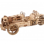 Ugears fa mechanikus 3D építőkészlet – UGR‑S háromkerekű