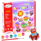 Kreatív készlet mágnesek készítéséhez és festéséhez