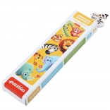 Puzzlika afrikai állatkák – oktató puzzle 8 állatkával, 16 darabbal