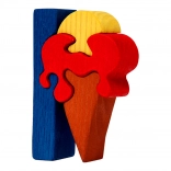 Fauna ábécé – I betű fagylalt fa kirakó