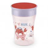 NUK Magic Cup bögre tetővel 230 ml piros