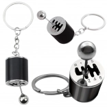 Fém kulcstartó váltókar – fekete