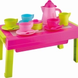 Androni kávés készlet összehajtható asztalkával 2 az 1-ben – 17 darab