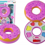 Gyermek szemhéjfesték paletta fánk alakban rúzzsal