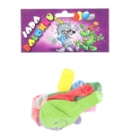 Felfújható lufi nevető arc mintával - 9 db