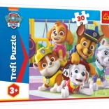 Trefl PAW PATROL 30 darabos puzzle – mindig időben
