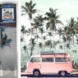 Gyémántfestés Rózsaszín busz 30x40 cm