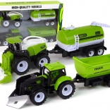 Gazdasági járműkészlet traktorral, kombájnnal és tartálykocsival