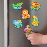 Állatkerti hűtőmágnesek készítése és festése