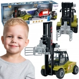 Woopie targoncás jármű fogókkal és utánfutóval, fényekkel és hangokkal