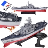 RC hadihajó LHD-881 1:390 méretarányban