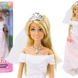 Esküvői baba csokorral