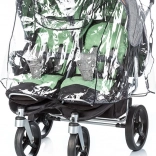 Univerzális esővédő ikerbabakocsira CHIPOLINO