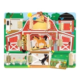 Melissa & Doug Hide & Seek fa farm ajtócskákkal
