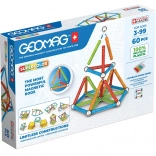 GEOMAG Supercolor RE mágneses építőkészlet, 60 darab