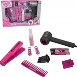 Hajszárító tartozékokkal gyerekeknek, fekete