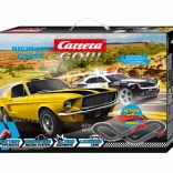 Carrera GO Highway Chase autóversenypálya 4,3 m ugratóval, Chevrolet Camaro és Ford Mustang autókkal