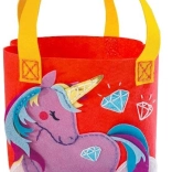 Kreatív készlet – lila egyszarvús táska Filc kézműveskedés