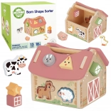 woopie green fa farmaszeletelő formák és színek szerint, 13 darab