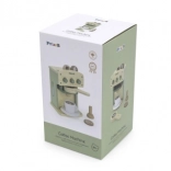 Fából készült PolarB kávéfőző Vigától, zöld kiegészítőkkel