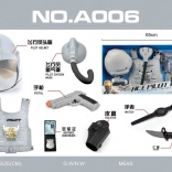 Kis pilóta készlet interaktív pisztollyal és állítható sisakkal