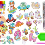 Gyémántmozaikos alkotó matricák