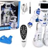 Intelligens interaktív vízrobot távirányítóval