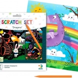 DODO kaparós képek – sárkányok 20 × 20 cm