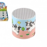 Tehén hangot adó doboz