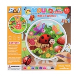 Gipszrovarok öntése és festése – kreatív készlet gyerekeknek