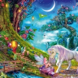Unikornis és Tündér Puzzle 1000 darab