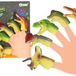 Gumiból készült dinoszauruszok ujjra - Szenzoros bábok