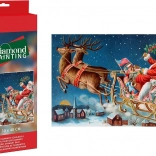 Gyémánt festés Mikulás 30x40cm