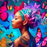 Pillangókirálynő 1000 darabos puzzle