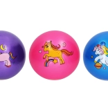 Gumi labda unikornis mintával, 22 cm