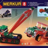 Merkur 8 építőkészlet – 130 modell, 1405 db, 5 réteg