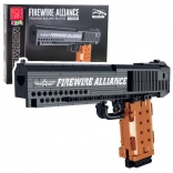 Lövőfunkciós pisztoly építőkészlet, 555 elem FIREWIRE ALLIANCE DESERT EAGLE