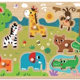 Puzzle Szafari Behelyezős 2Kids Toys