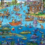 Cobble Hill DoodleTown puzzle: Horgászat 1000 darab