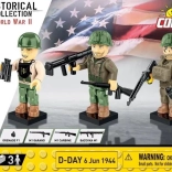 COBI HC WWII építőkészlet – D‑Day 1944. június 6. figurák