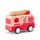 Tűzoltóautó világítással és jelzéssel