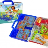 3D kirakó készlet barkácsbőrönddel és csavarhúzóval