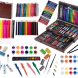 123 részes művészeti készlet fából